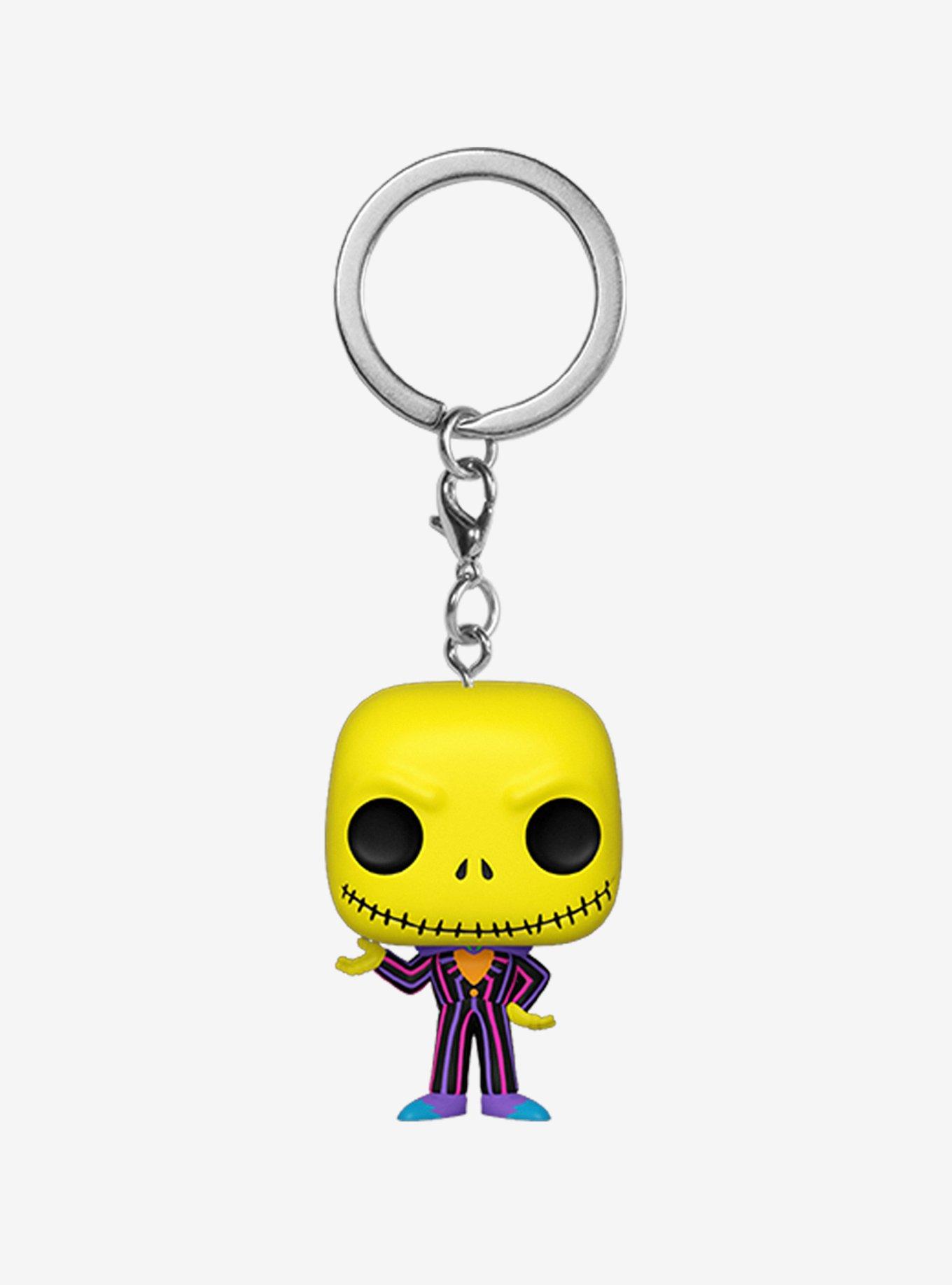 Funko The Nightmare Before Christmas Pocket Pop! Jack Blacklight Vinyl Key Chain, , hi-res