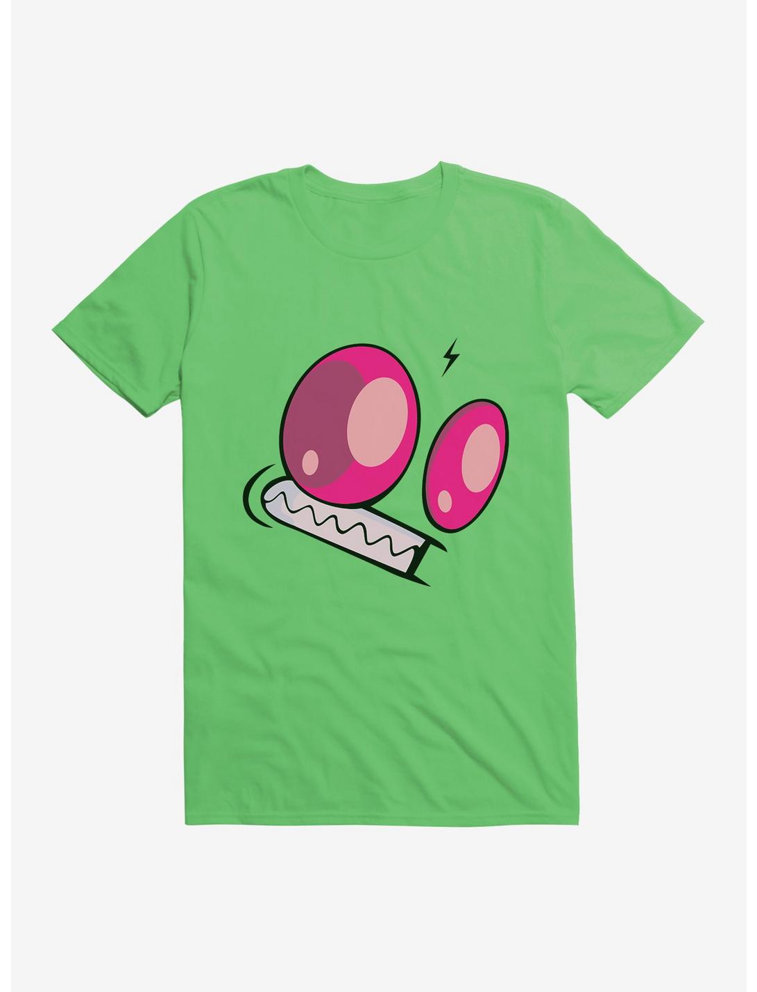 Invader Zim Big Face Scared T-Shirt - GREEN | BoxLunch