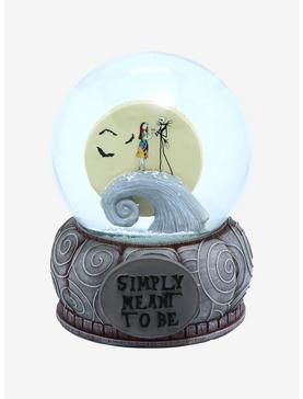 Disney The Nightmare Before Christmas Jack Skellington & Sally Meant to Be Snow Globe, , hi-res