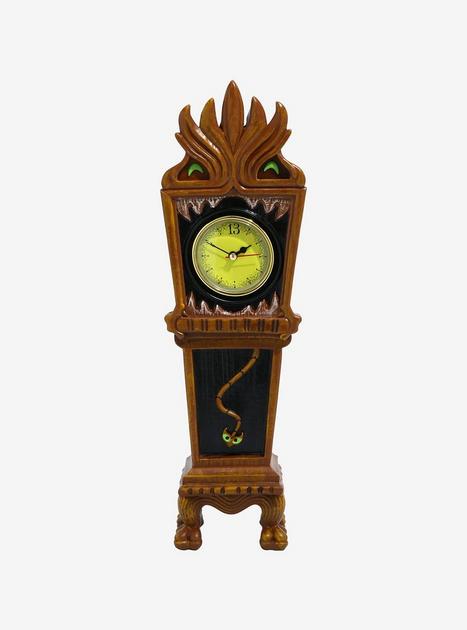 Runaway Brain Resin Clock ディズニー 時計 Disney The Haunted Mansion Grandfather Clock Resin Table Clock