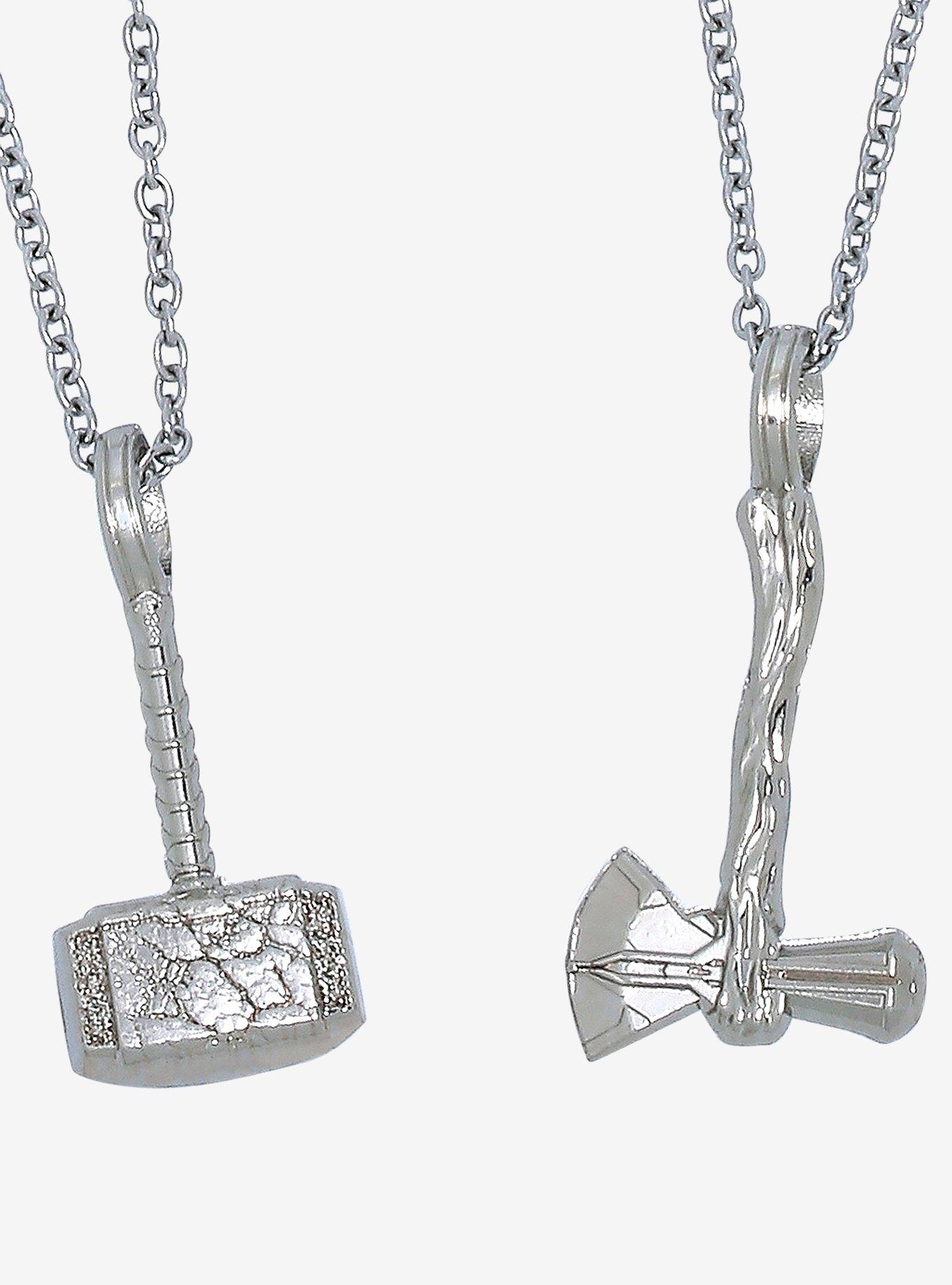 Marvel Thor: Love and Thunder Mighty Thor & Thor Necklace Set , , hi-res