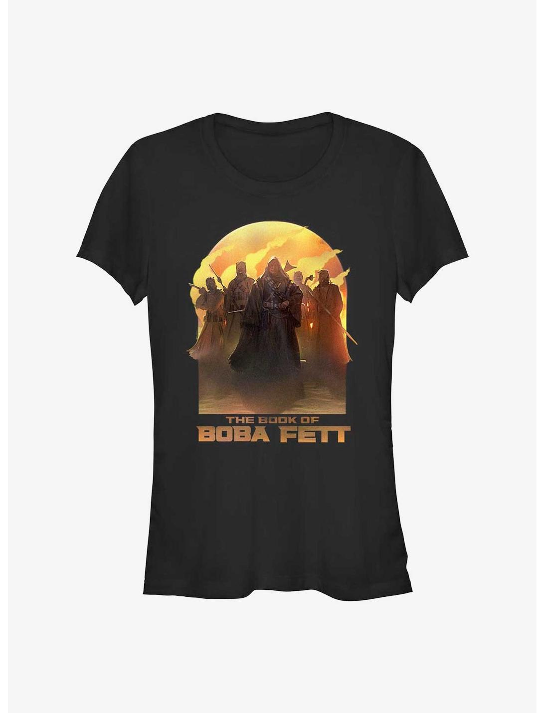 Star Wars Book of Boba Fett Leading By Example Girls T-Shirt, BLACK, hi-res