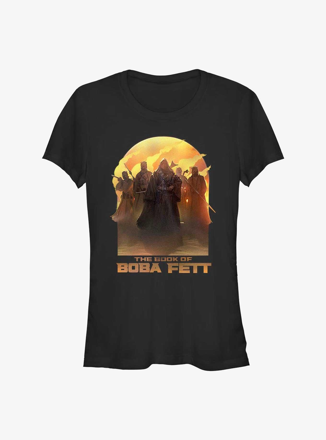 Star Wars Book of Boba Fett Leading By Example Girls T-Shirt, BLACK, hi-res