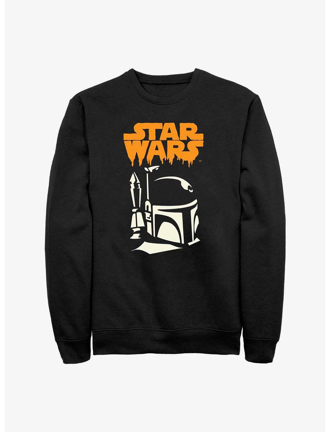 Star Wars Boba Fett Ghoul Sweatshirt, BLACK, hi-res