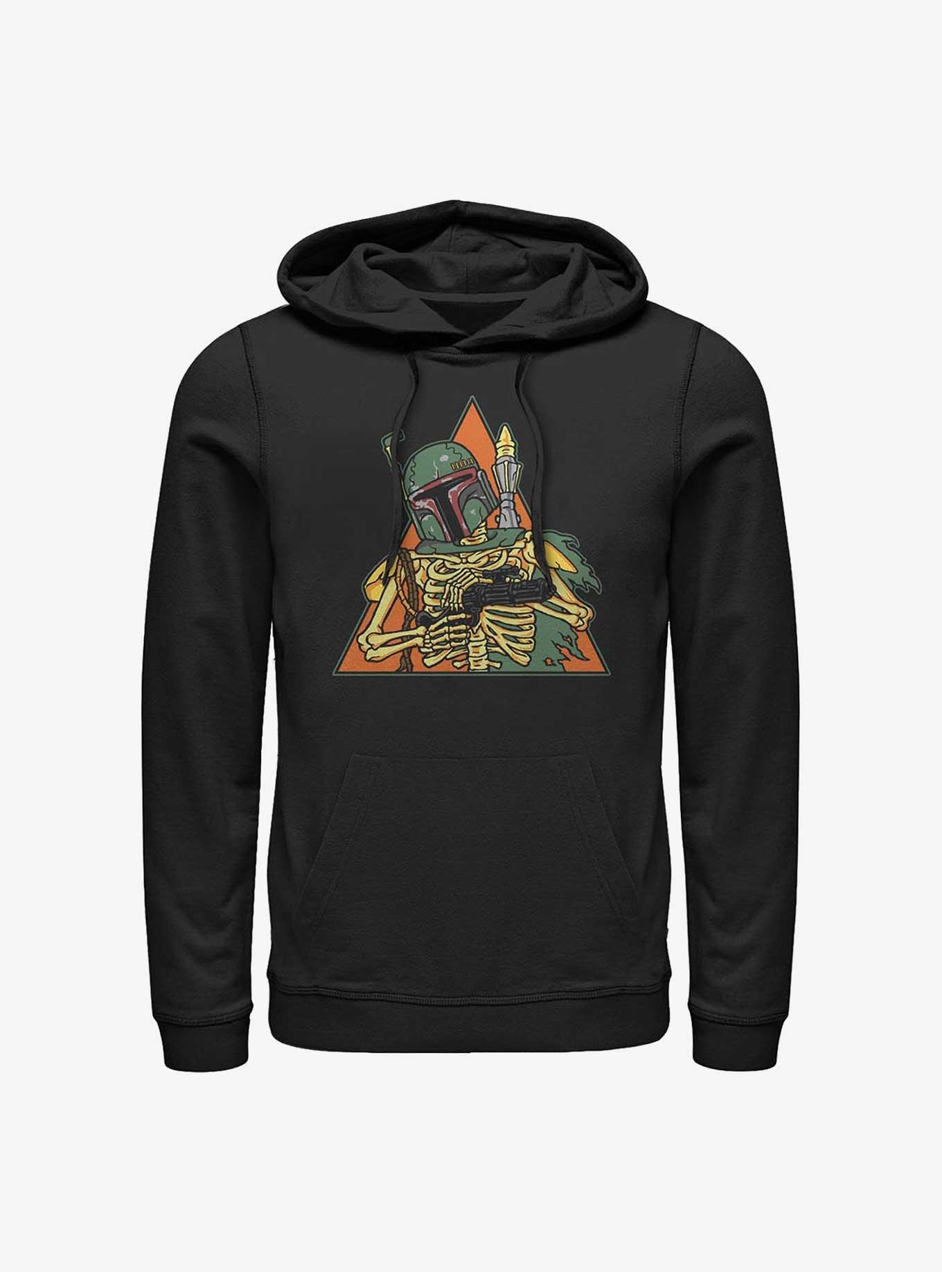 Star Wars Skeleton Boba Hoodie, BLACK, hi-res