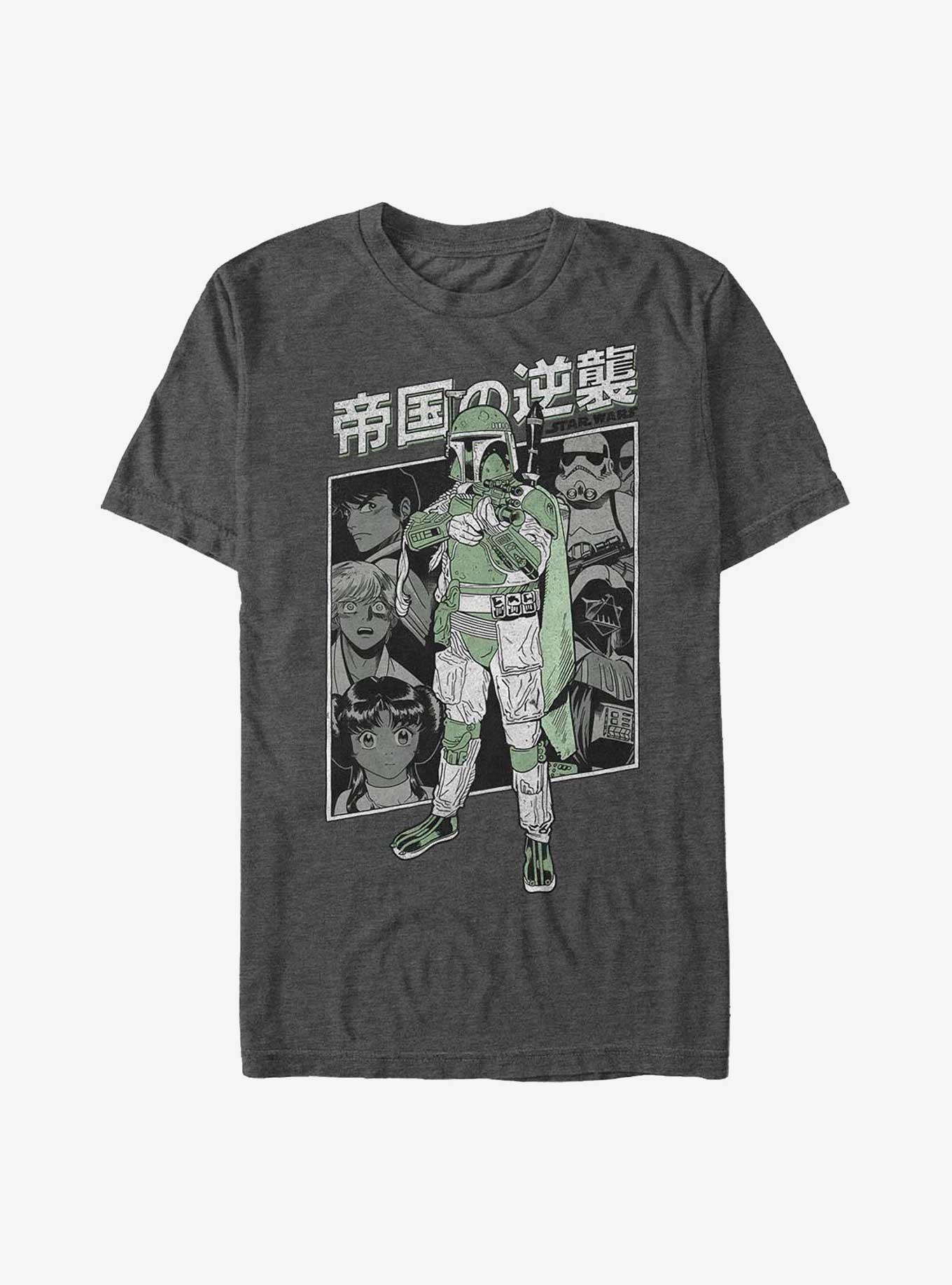 Star Wars Animebox T-Shirt, CHAR HTR, hi-res