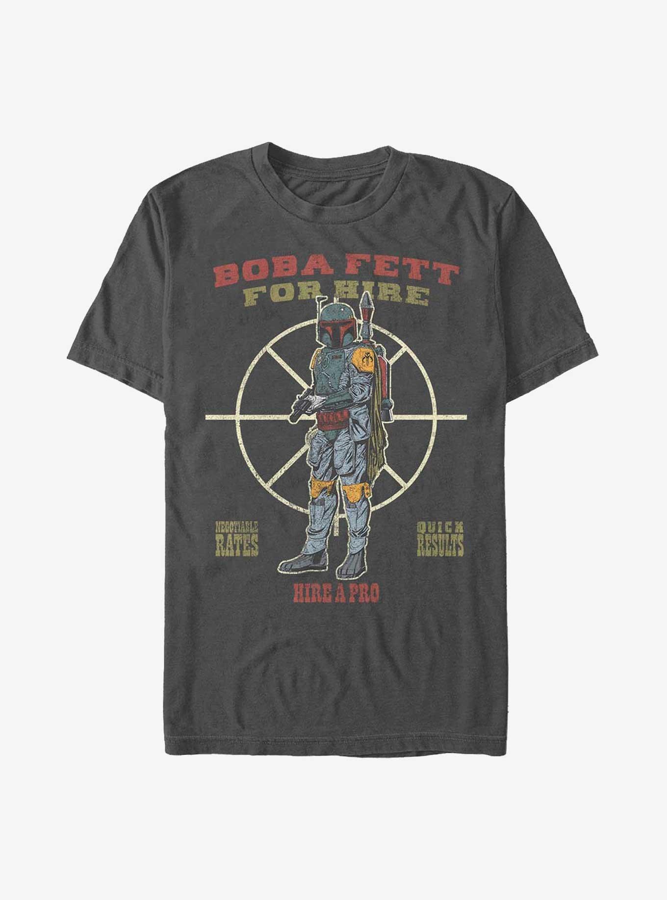 Star Wars For Hire T-Shirt, CHARCOAL, hi-res