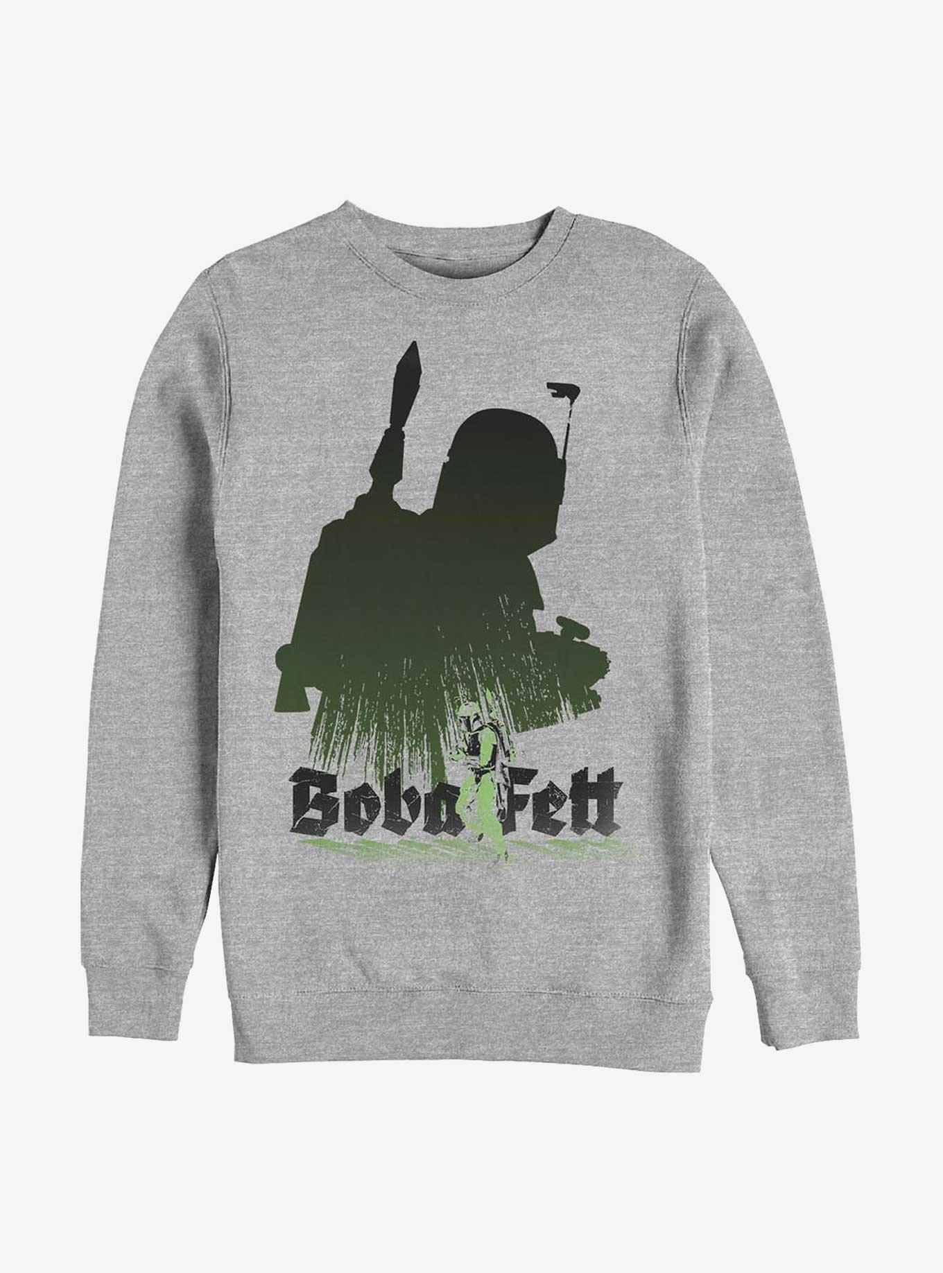 Star Wars Fett Shadow Mimic Sweatshirt, ATH HTR, hi-res