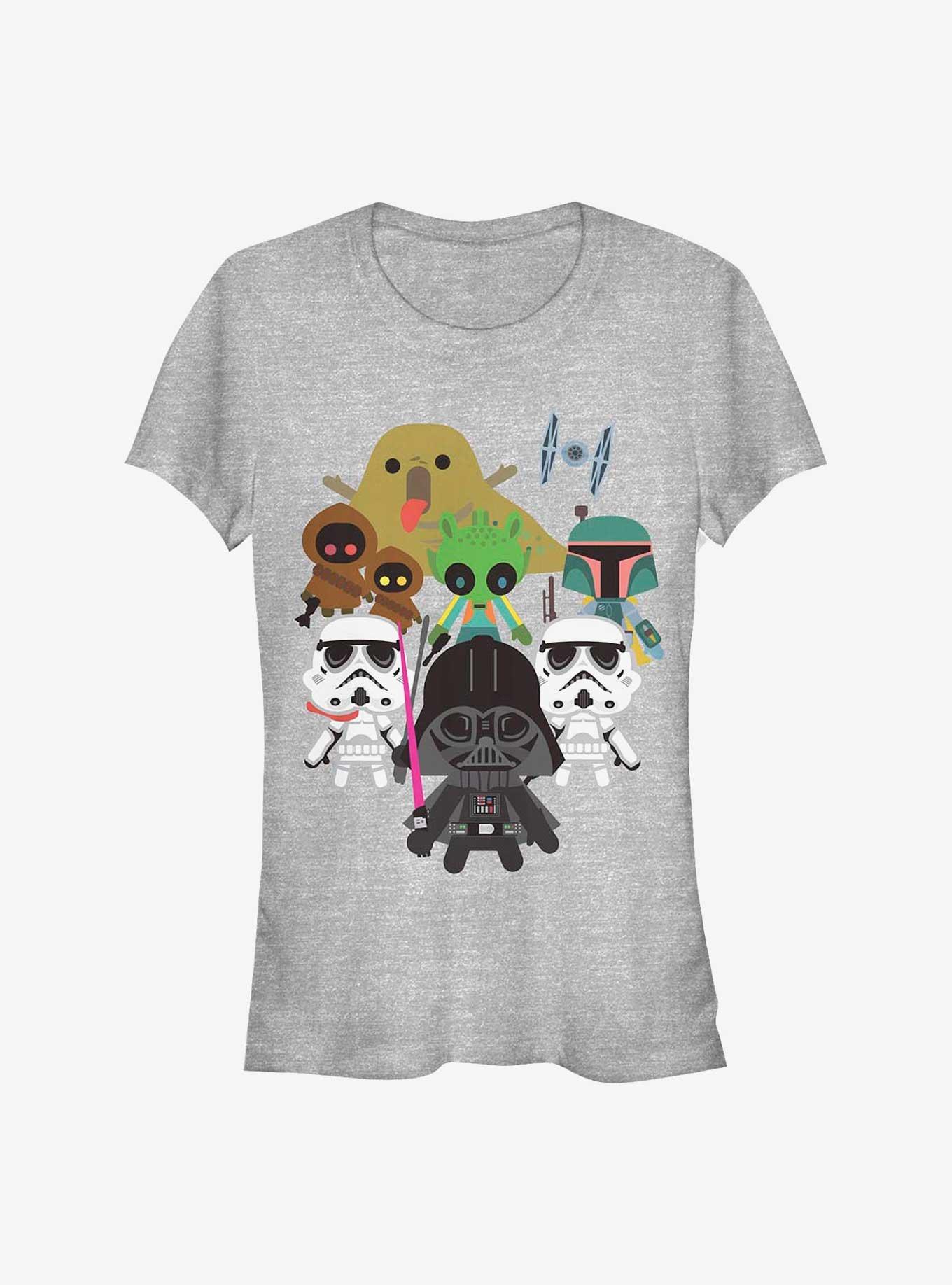 Star Wars All Villains Kawaii Girl's T-Shirt, , hi-res