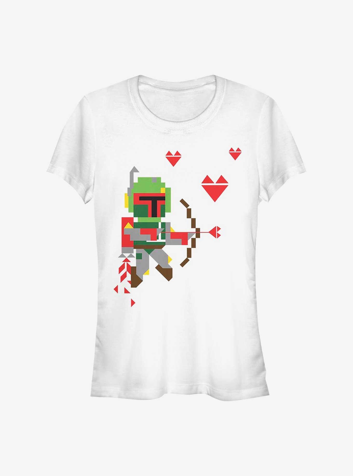 Star Wars Boba Fett Love Girl's T-Shirt, WHITE, hi-res