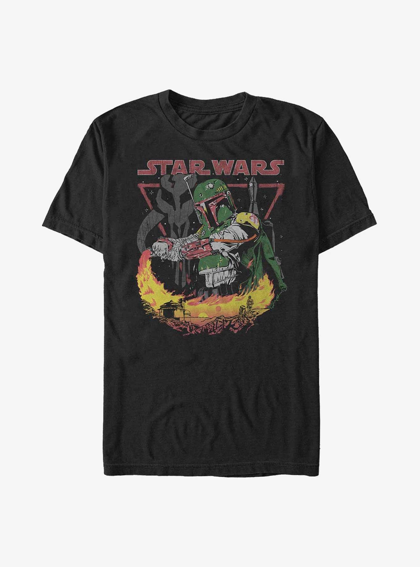 Star Wars Boba Fett Burns T-Shirt