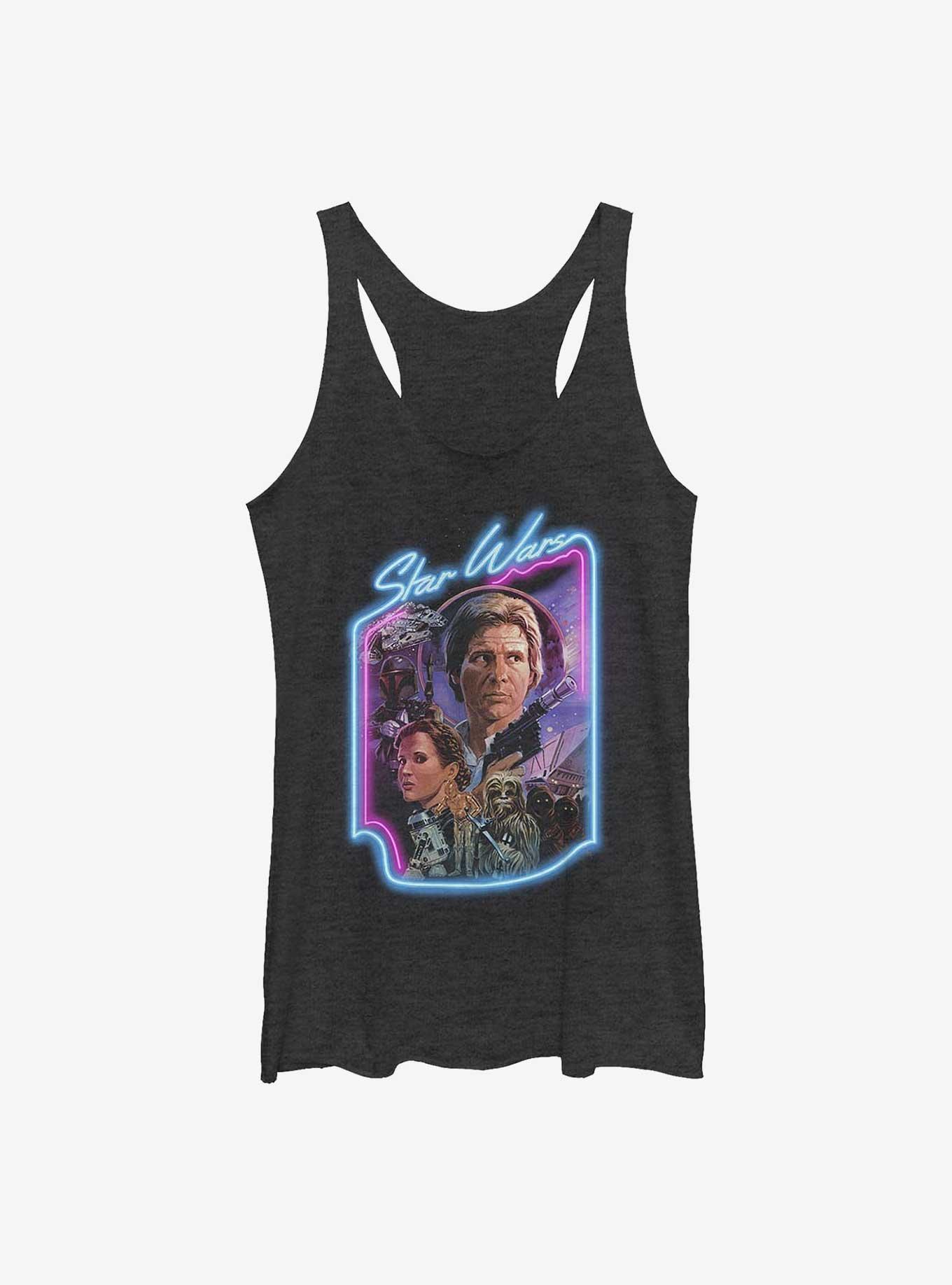 Star Wars Comic Gang Girl's Tank, BLK HTR, hi-res