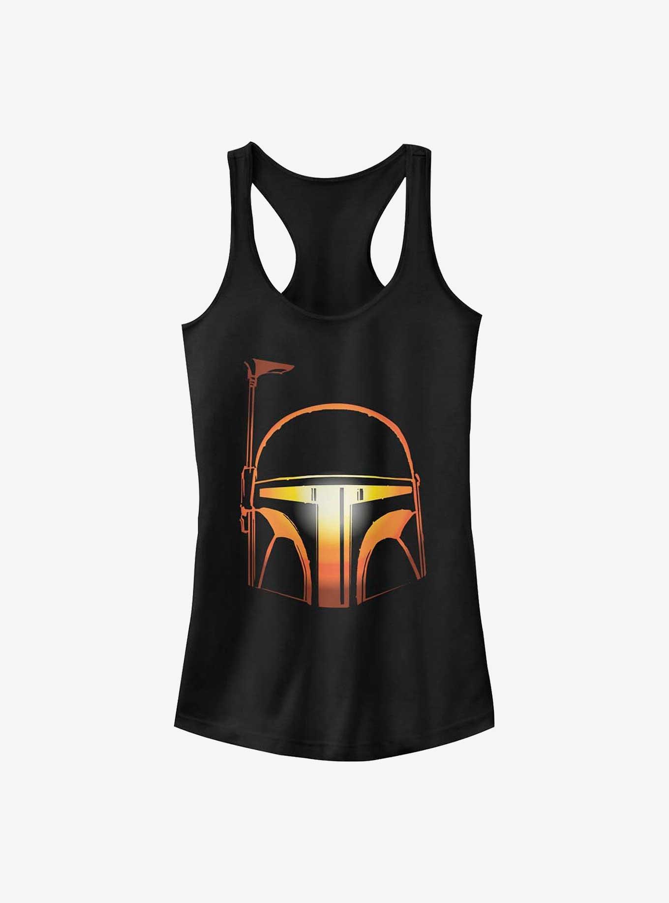 Star Wars Pumpkin Boba Girl's Tank, BLACK, hi-res