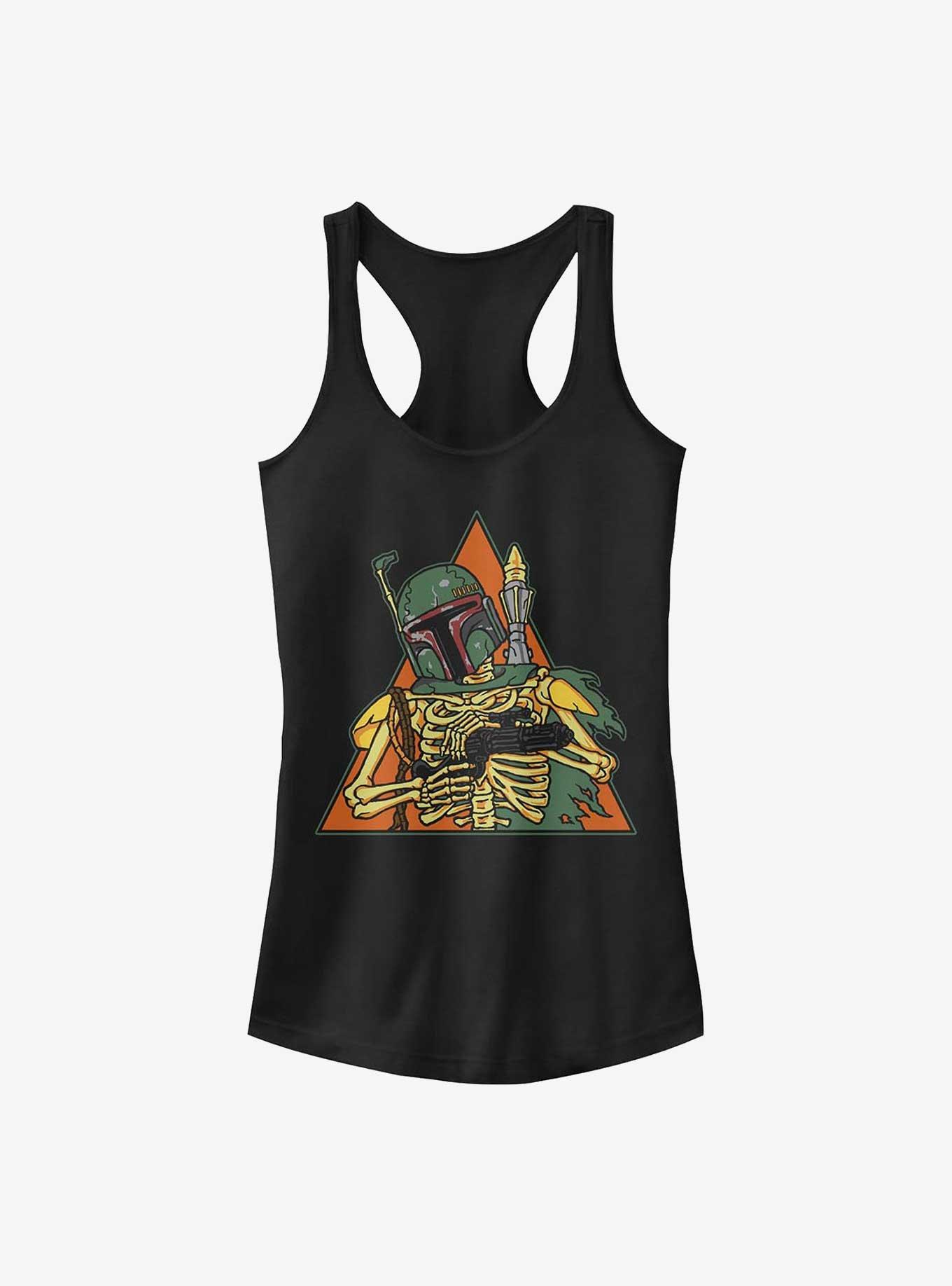 Star Wars Skeleton Boba Girl's Tank