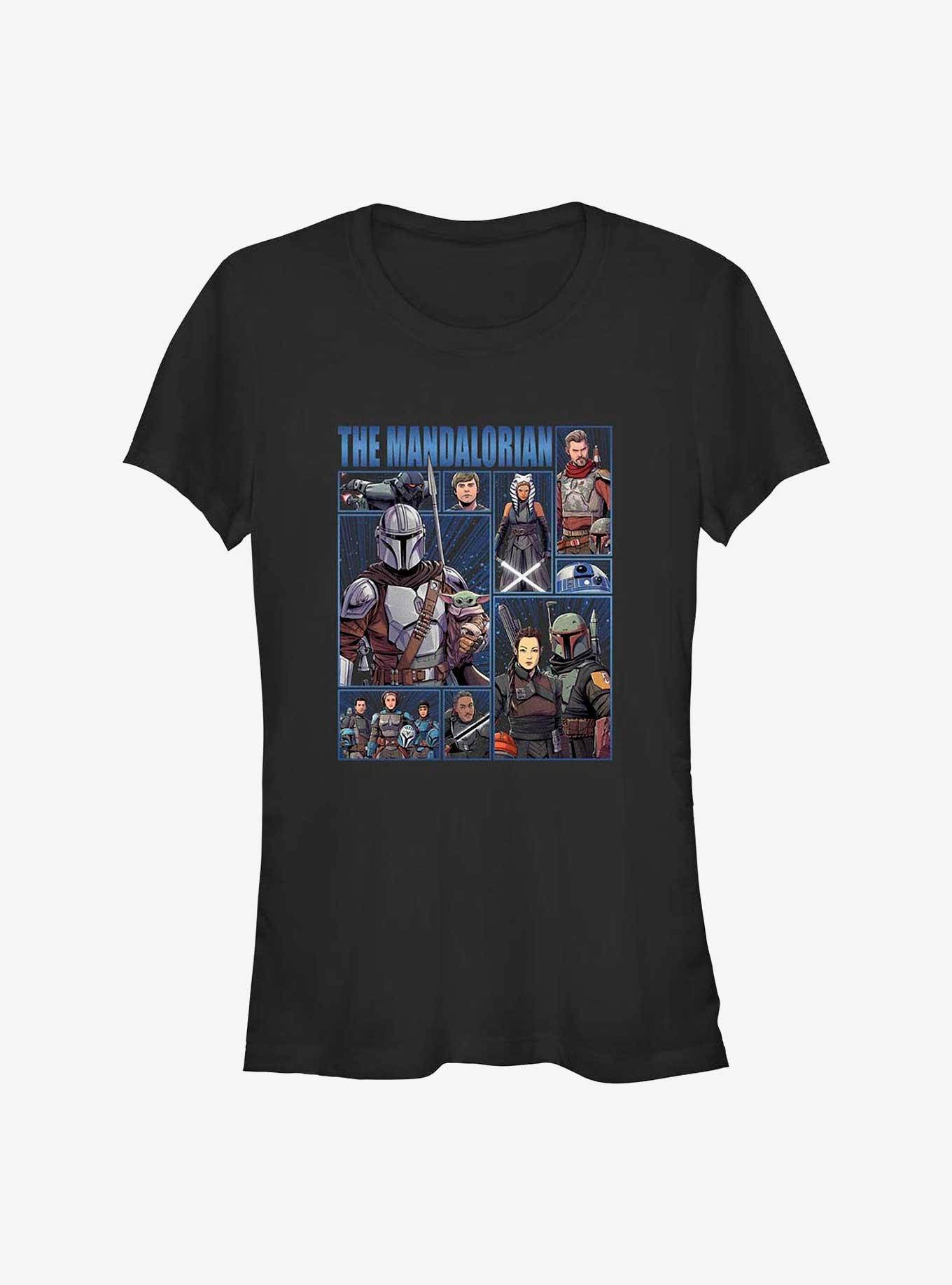 Star Wars The Mandalorian Cast Of Many Girl's T-Shirt, , hi-res
