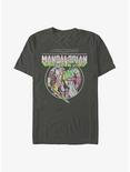 Star Wars The Mandalorian Bright Three T-Shirt, CHARCOAL, hi-res