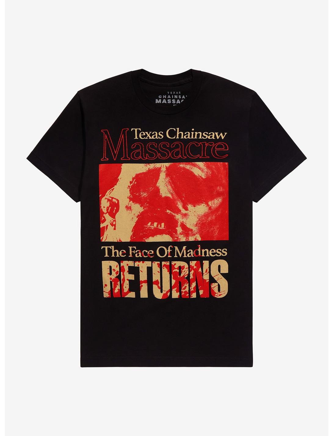 The Texas Chainsaw Massacre Madness Returns T-Shirt, BLACK, hi-res