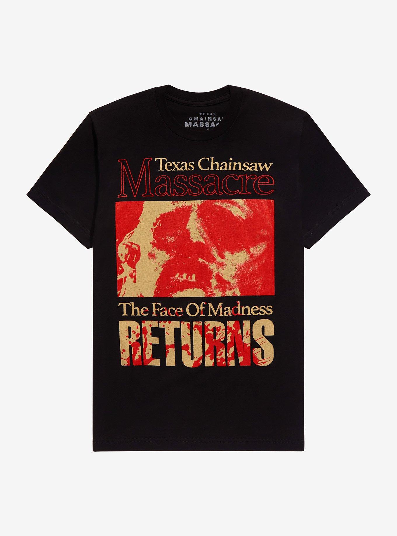 The Texas Chainsaw Massacre Madness Returns T-Shirt, BLACK, hi-res