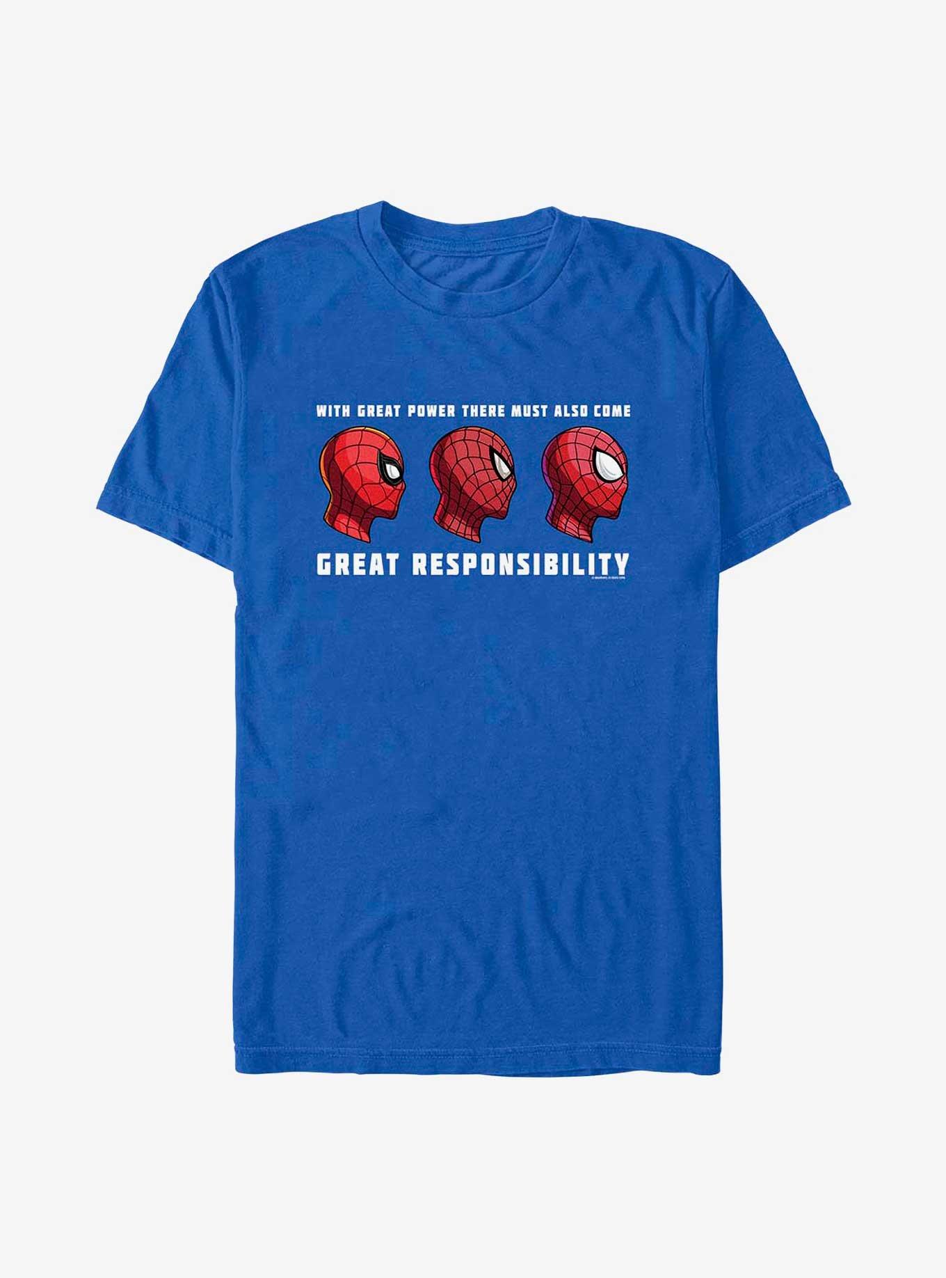 Marvel Spider-Man Spidey Head Great Responsibility T-Shirt, , hi-res