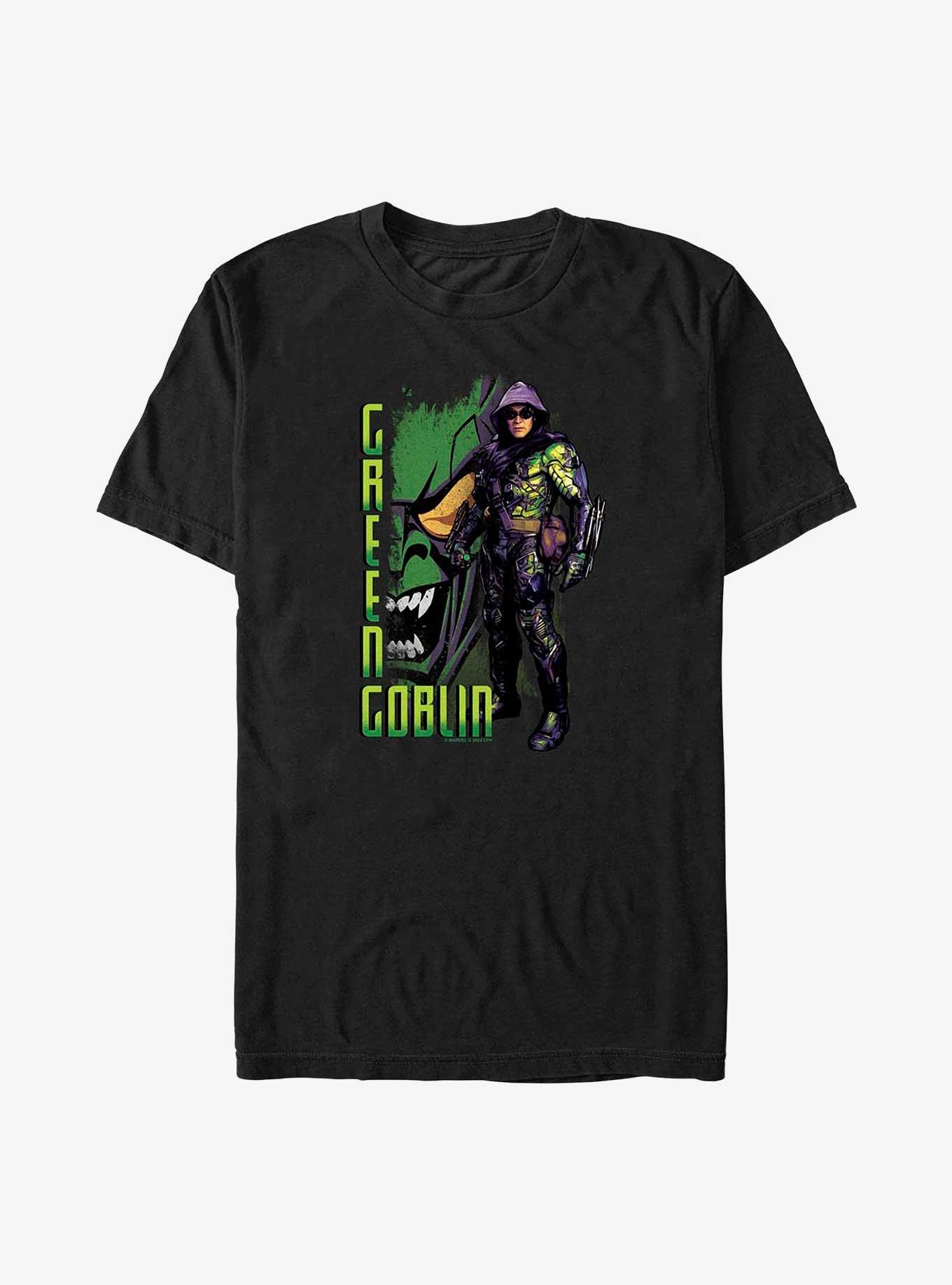 Marvel Spider-Man Green Goblin T-Shirt - BLACK | BoxLunch