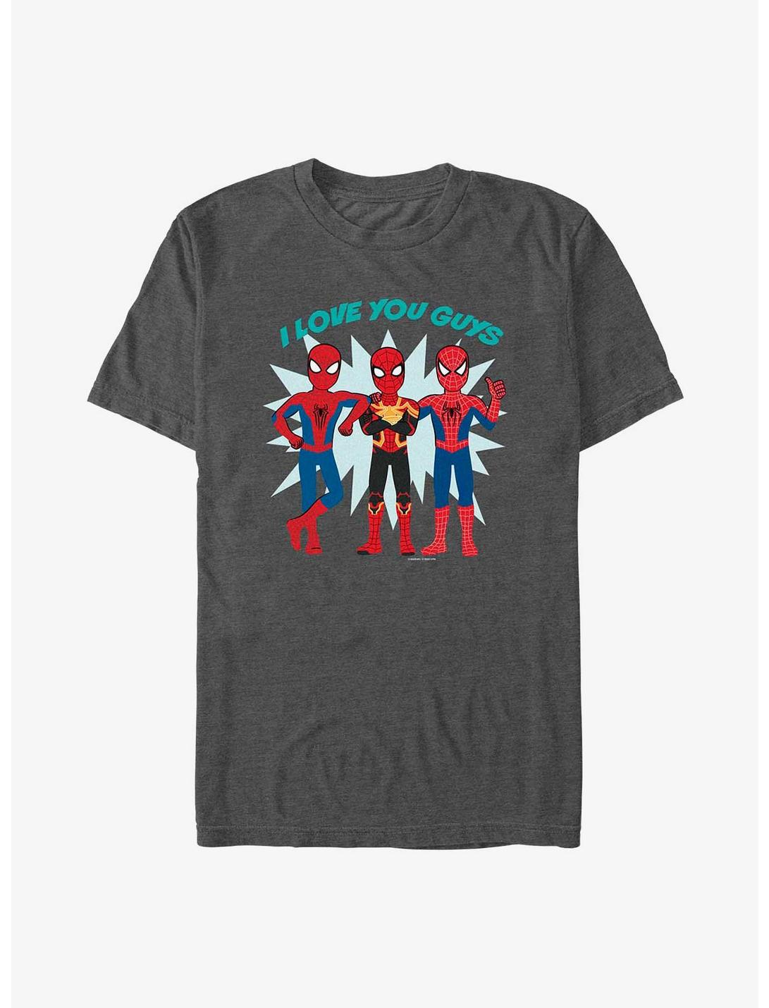 Marvel Spider-Man Love You Spiders T-Shirt, CHAR HTR, hi-res