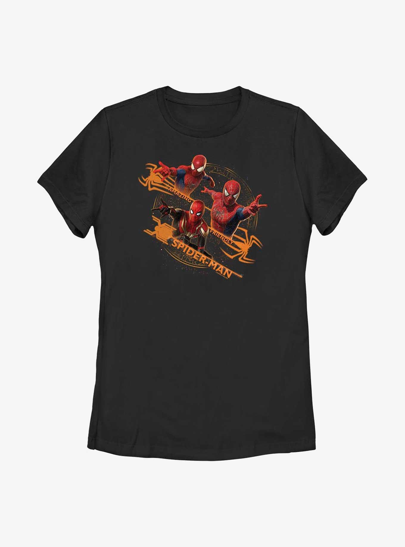 Marvel Spider-Man Friendly Amazing Womens T-Shirt, BLACK, hi-res