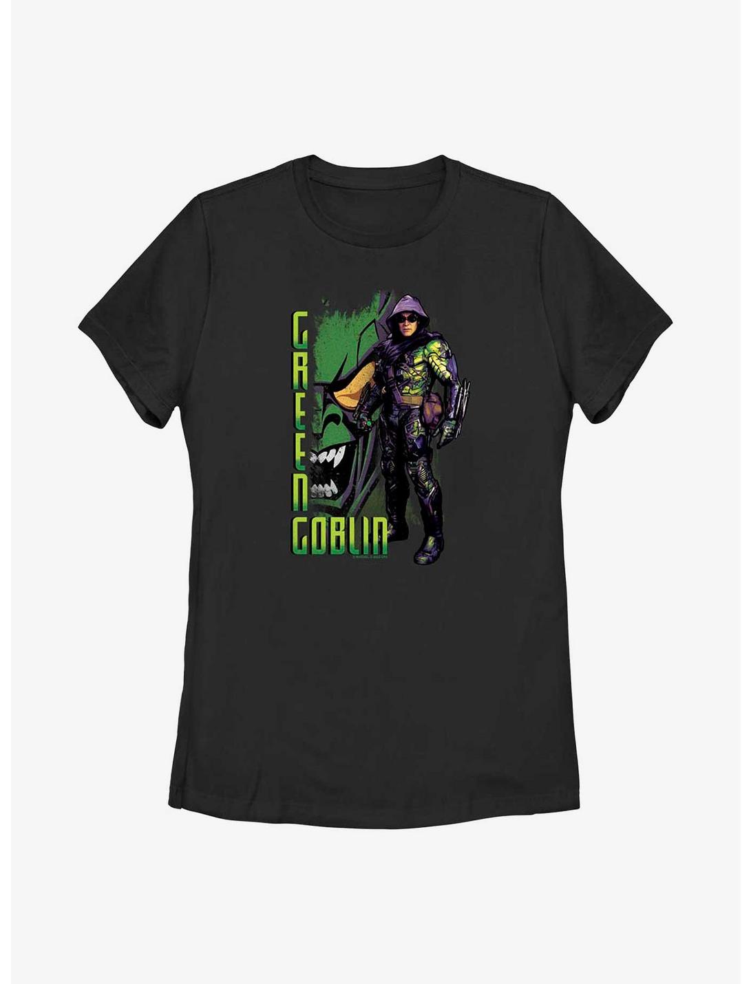 Marvel Spider-Man Green Goblin Womens T-Shirt, BLACK, hi-res