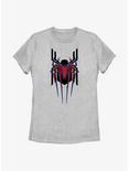 Marvel Spider-Man Triple Emblem Stacked Womens T-Shirt, ATH HTR, hi-res