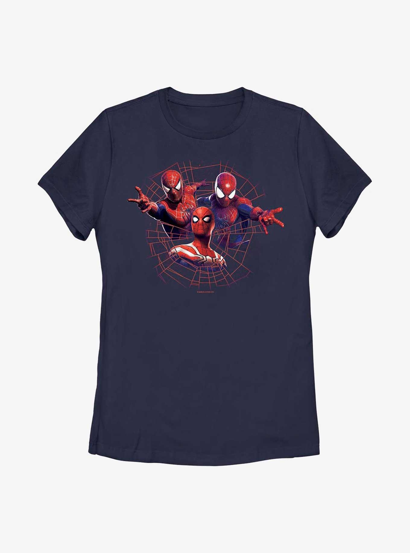 Marvel Spider-Man Spidey Team Badge Womens T-Shirt, NAVY, hi-res