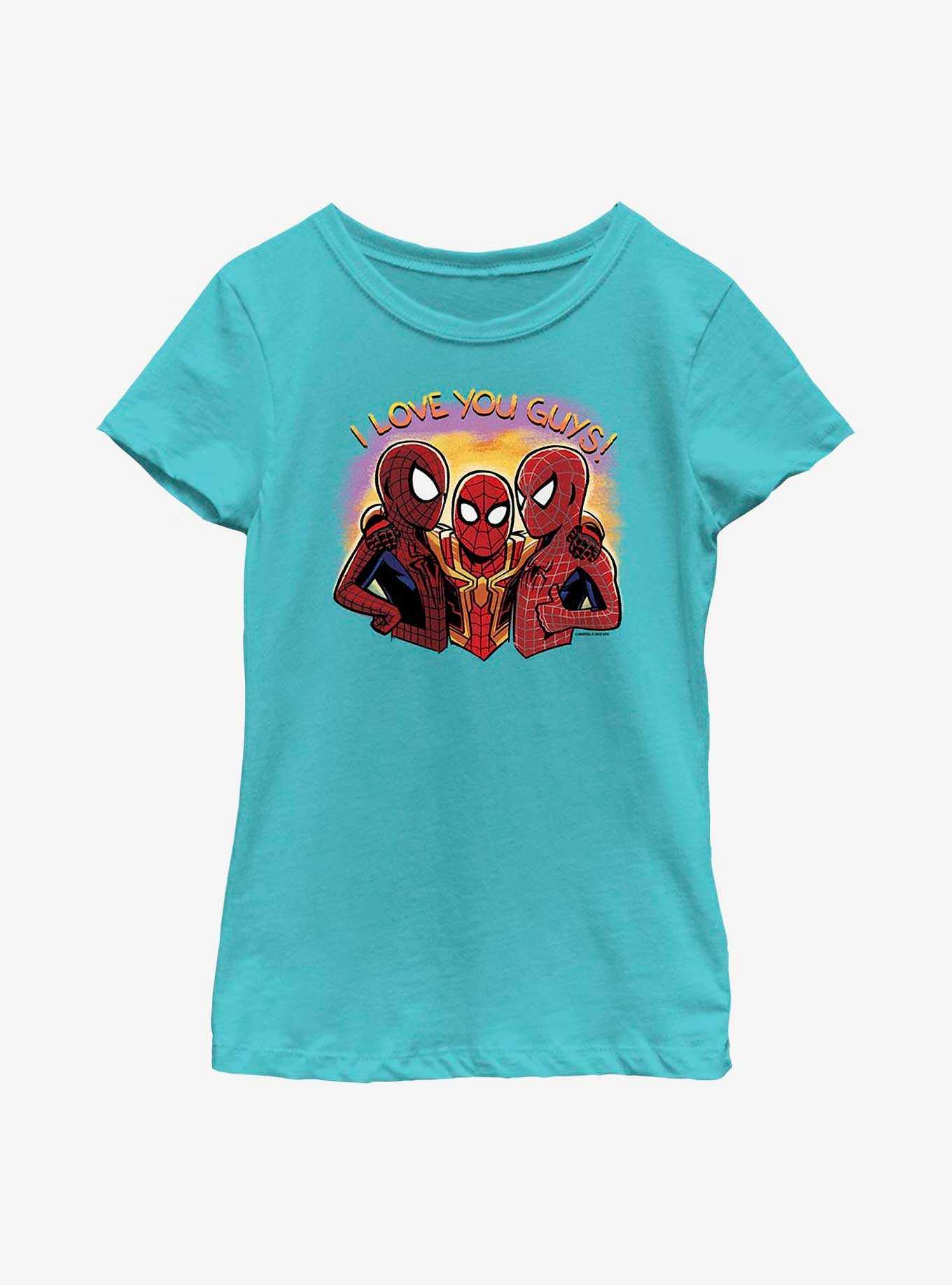 Marvel Spider-Man Love You Guys Youth Girls T-Shirt, , hi-res