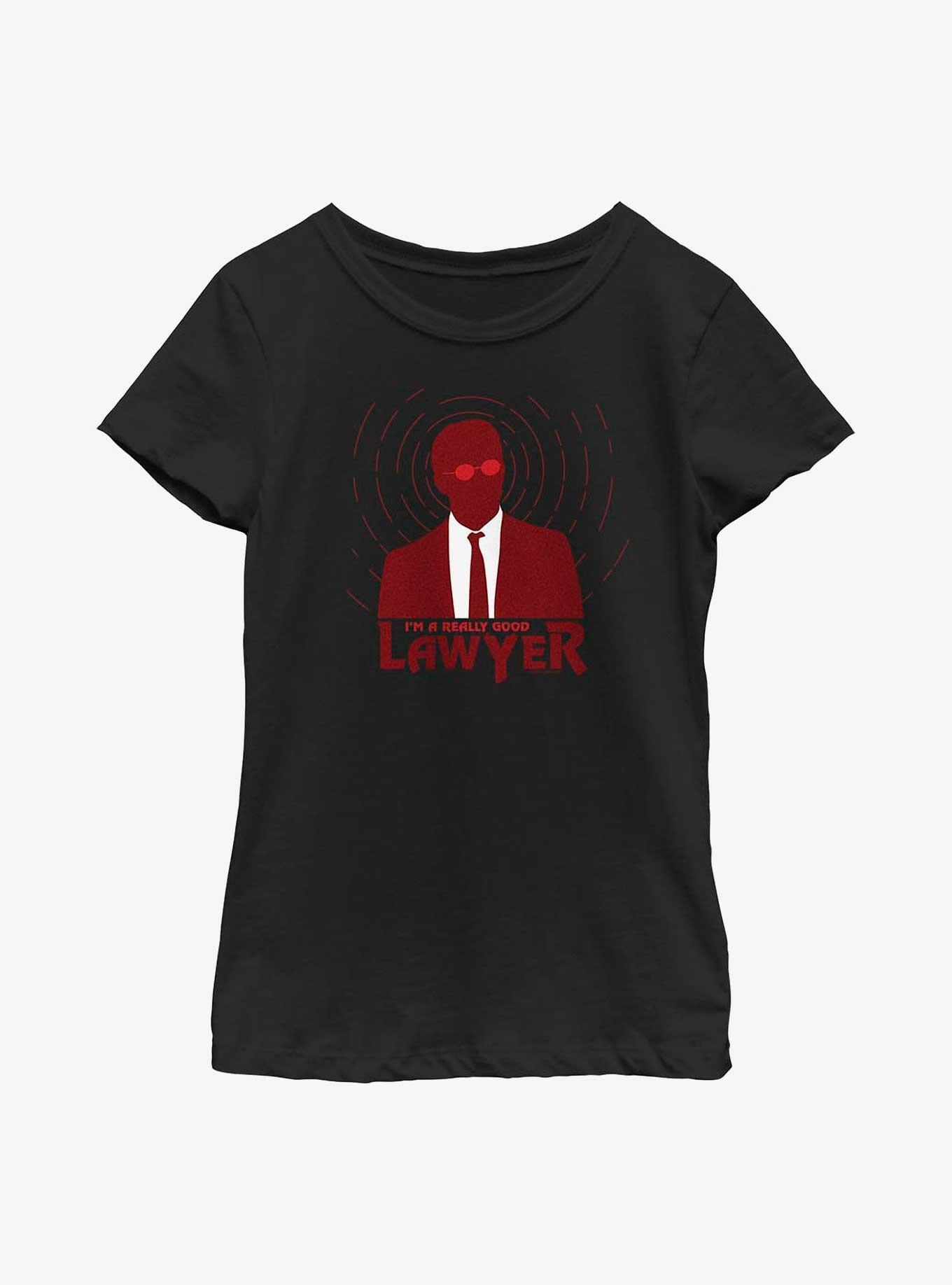 Marvel Spider-Man Really Good Lawyer Youth Girls T-Shirt, , hi-res