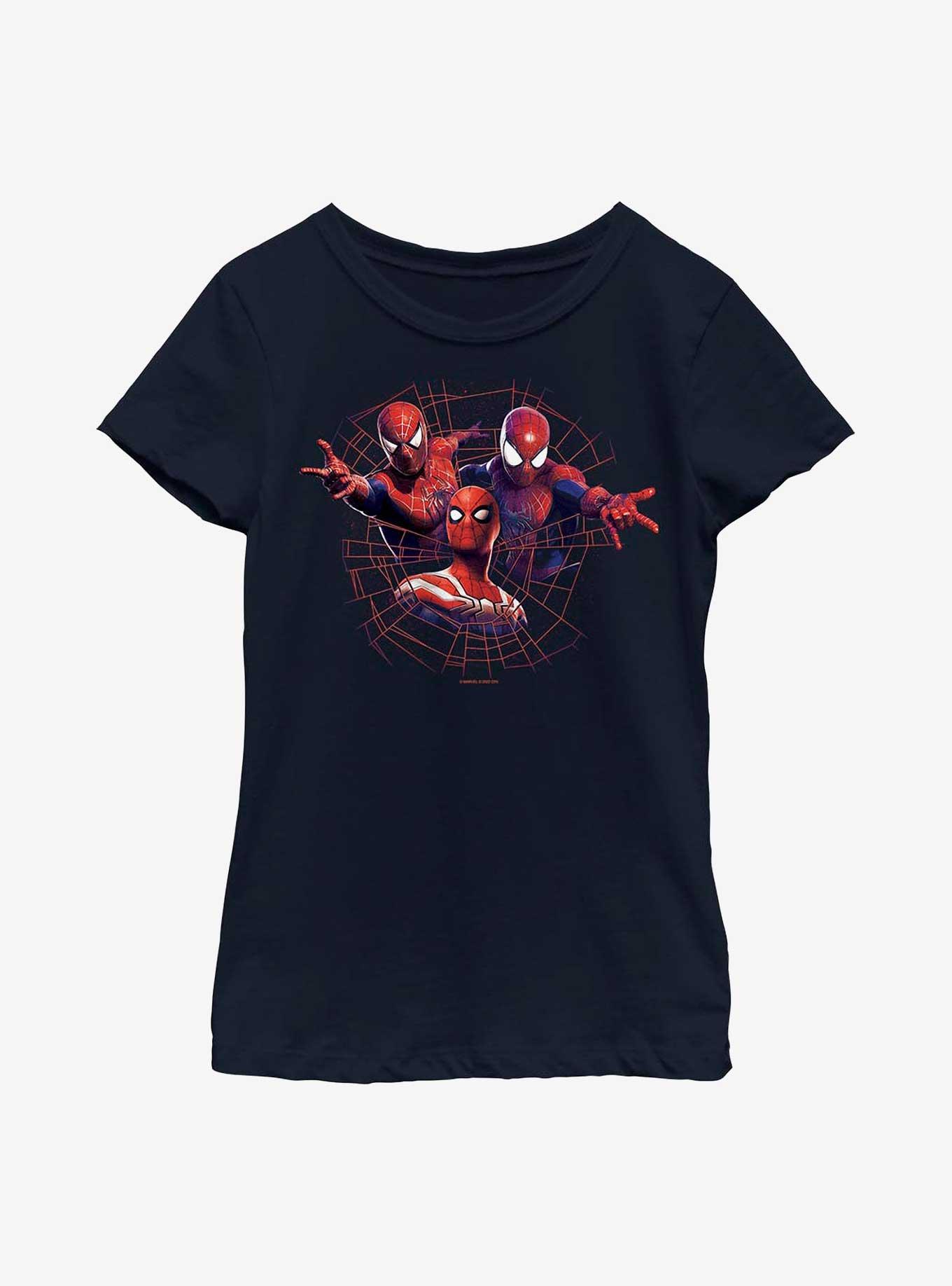 Marvel Spider-Man Spidey Team Badge Youth Girls T-Shirt, , hi-res
