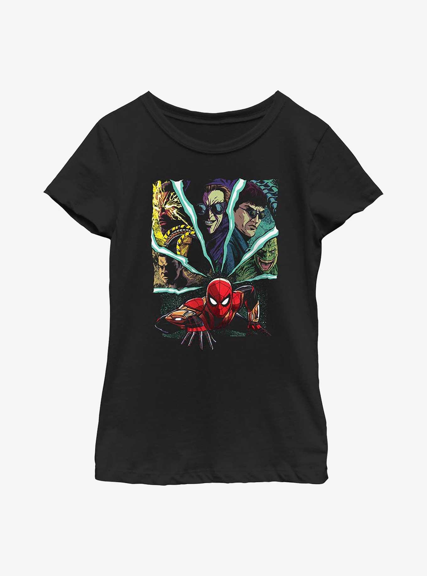 Marvel Spider-Man Villain Spidey Senses Youth Girls T-Shirt, , hi-res