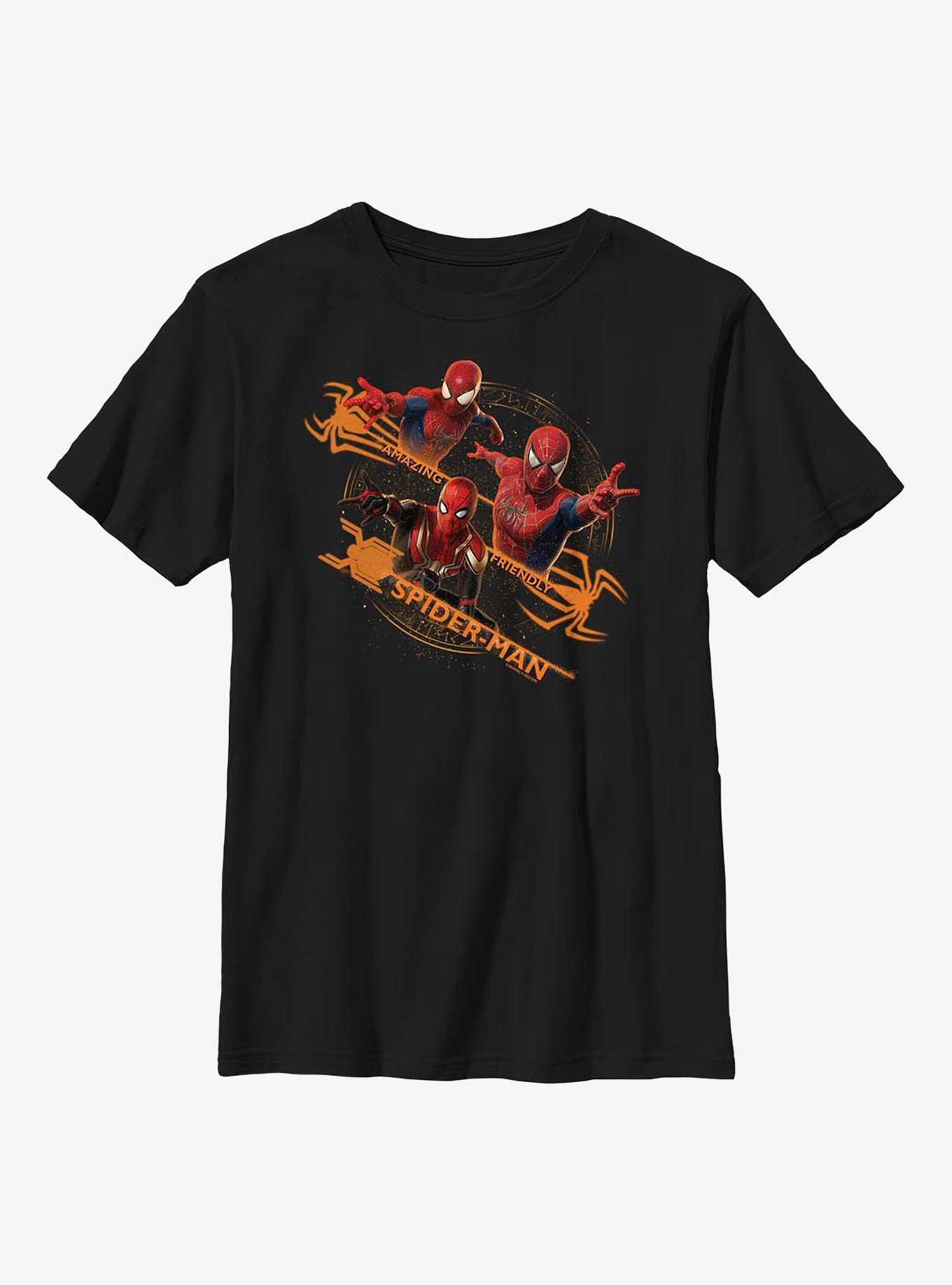 Marvel Spider-Man Friendly Amazing Youth T-Shirt, BLACK, hi-res
