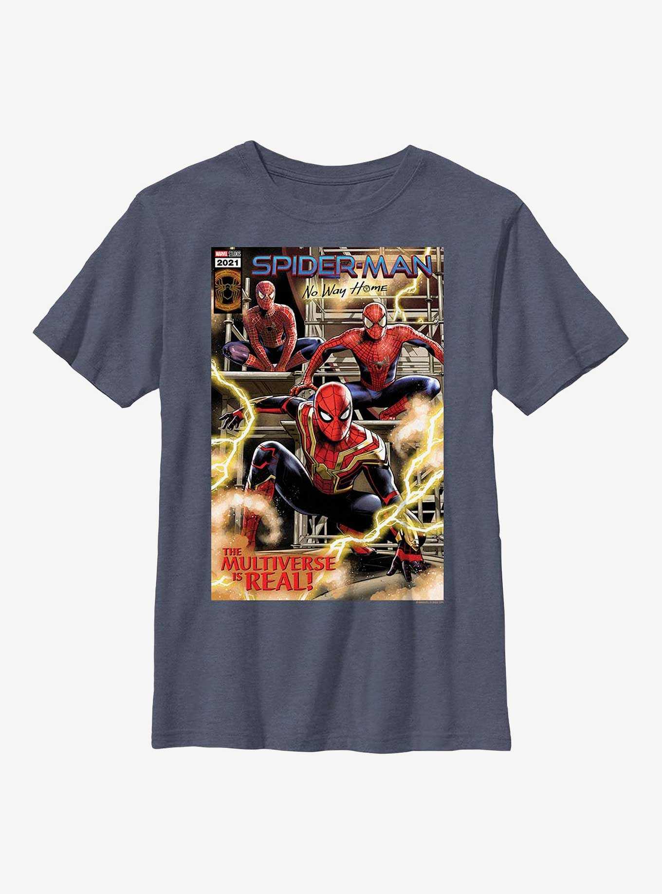 Marvel Spider-Man No Way Home Comic Youth T-Shirt, , hi-res