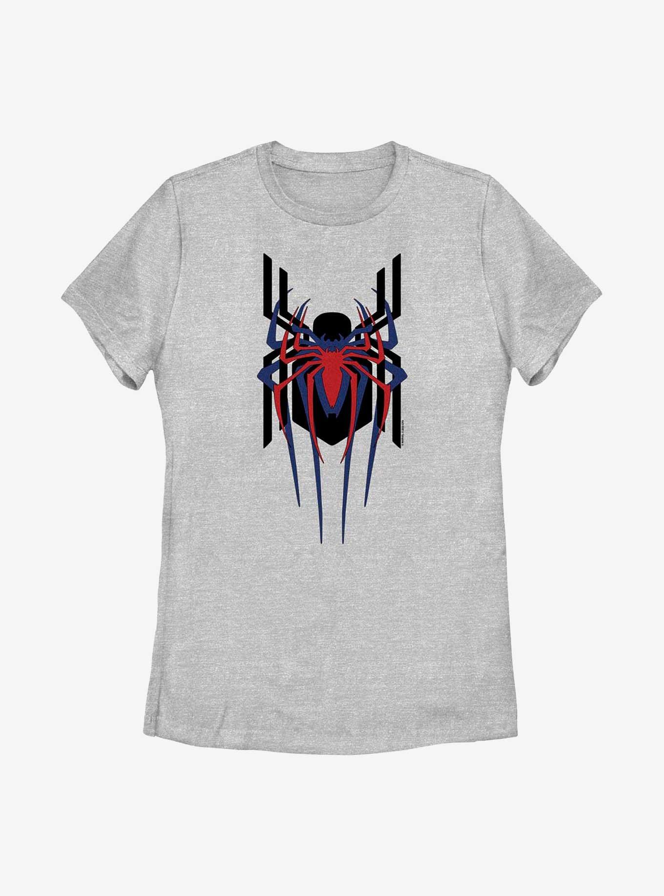 Marvel Spider-Man Triple Emblem Stacked Womens T-Shirt, , hi-res