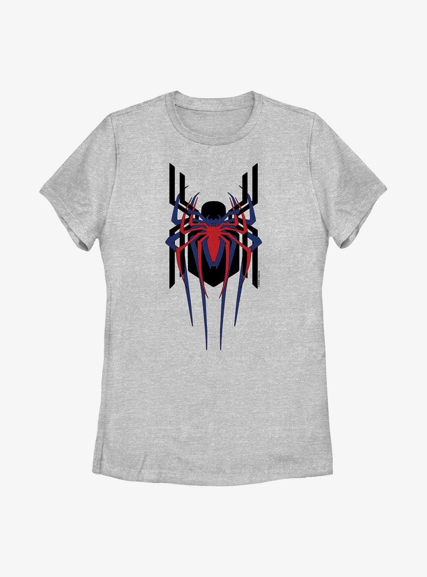 Marvel Spider-Man Triple Emblem Stacked Womens T-Shirt, , hi-res
