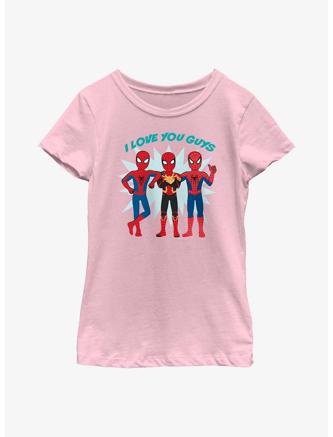 Marvel Spider-Man Love You Spiders Youth Girls T-Shirt, PINK, hi-res