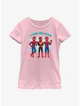 Marvel Spider-Man Love You Spiders Youth Girls T-Shirt, PINK, hi-res