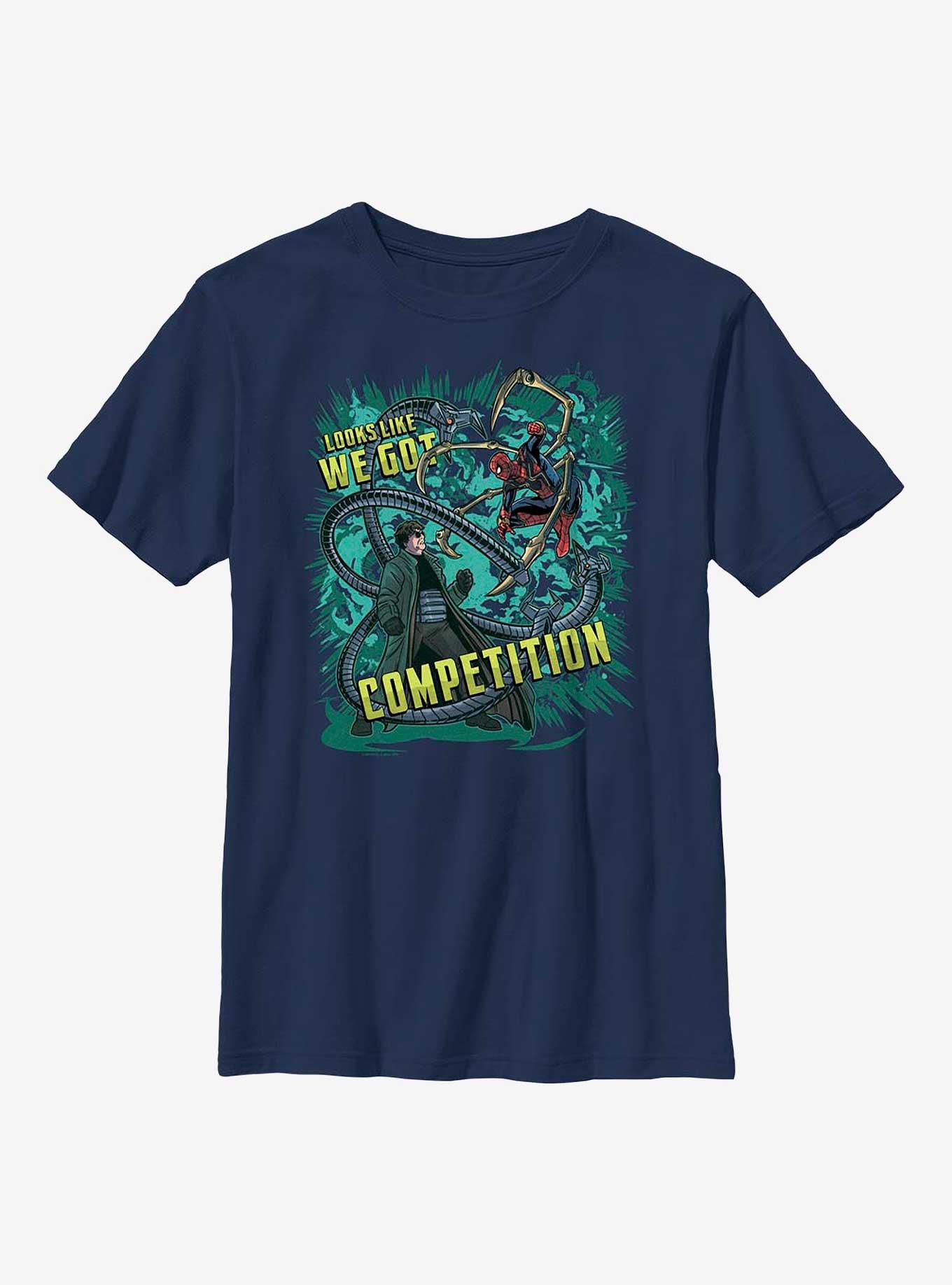 Marvel Spider-Man Competition Youth T-Shirt, NAVY, hi-res