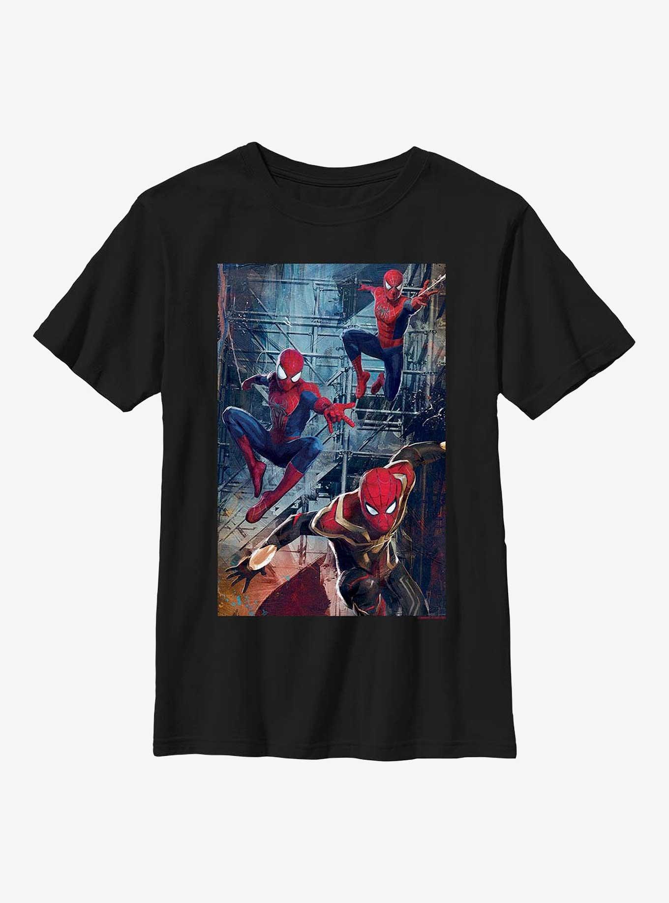 Marvel Spider-Man Spidey Attack Youth T-Shirt, BLACK, hi-res
