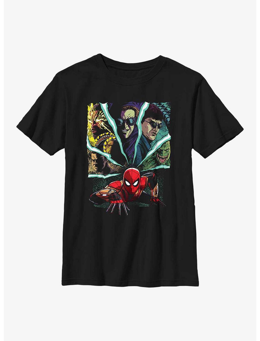 Marvel Spider-Man Villain Spidey Senses Youth T-Shirt, BLACK, hi-res