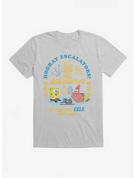 SpongeBob SquarePants Hooray Escalators T-Shirt, HEATHER GREY, hi-res