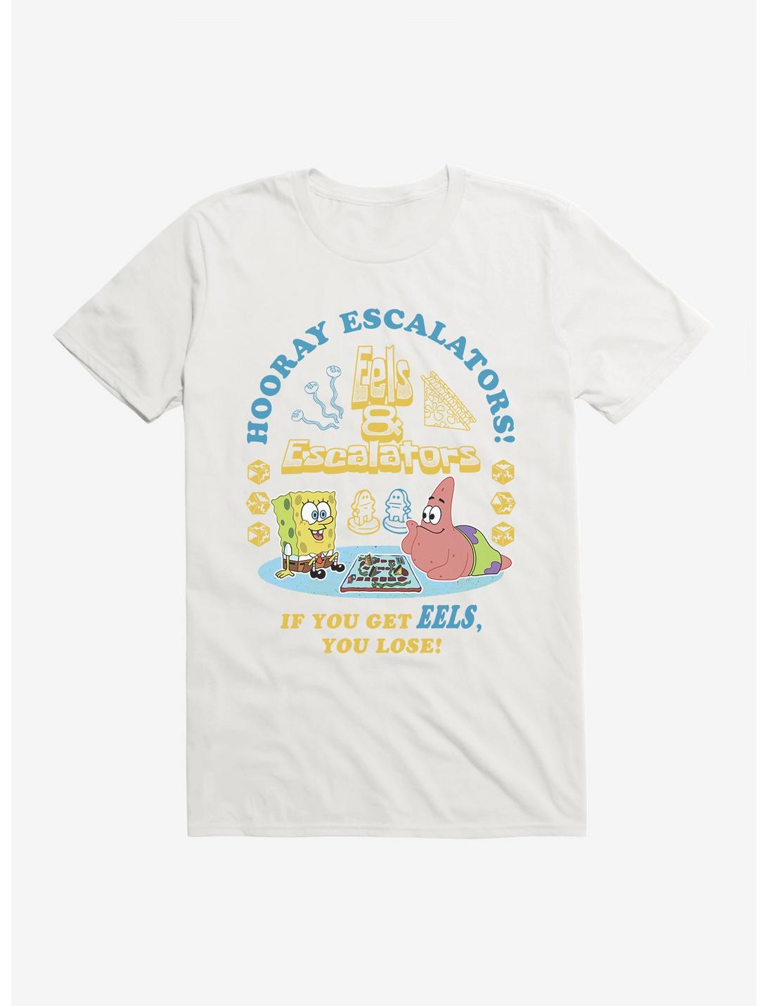 SpongeBob SquarePants Hooray Escalators T-Shirt, WHITE, hi-res