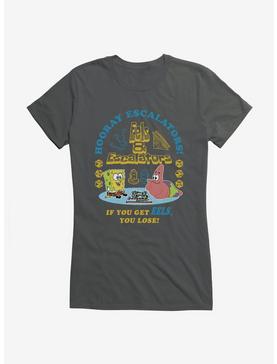 SpongeBob SquarePants Hooray Escalators Girls T-Shirt, CHARCOAL, hi-res