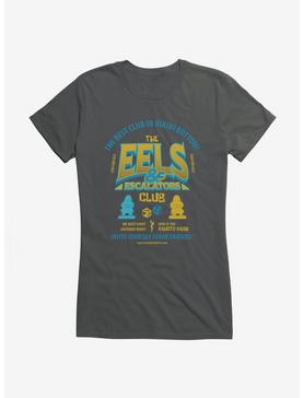 SpongeBob SquarePants The Eels & Escalators Club Girls T-Shirt, CHARCOAL, hi-res