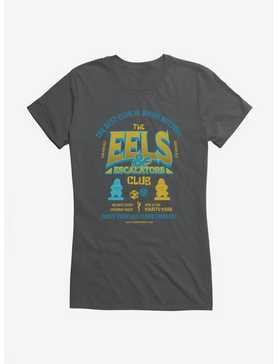 SpongeBob SquarePants The Eels & Escalators Club Girls T-Shirt, CHARCOAL, hi-res