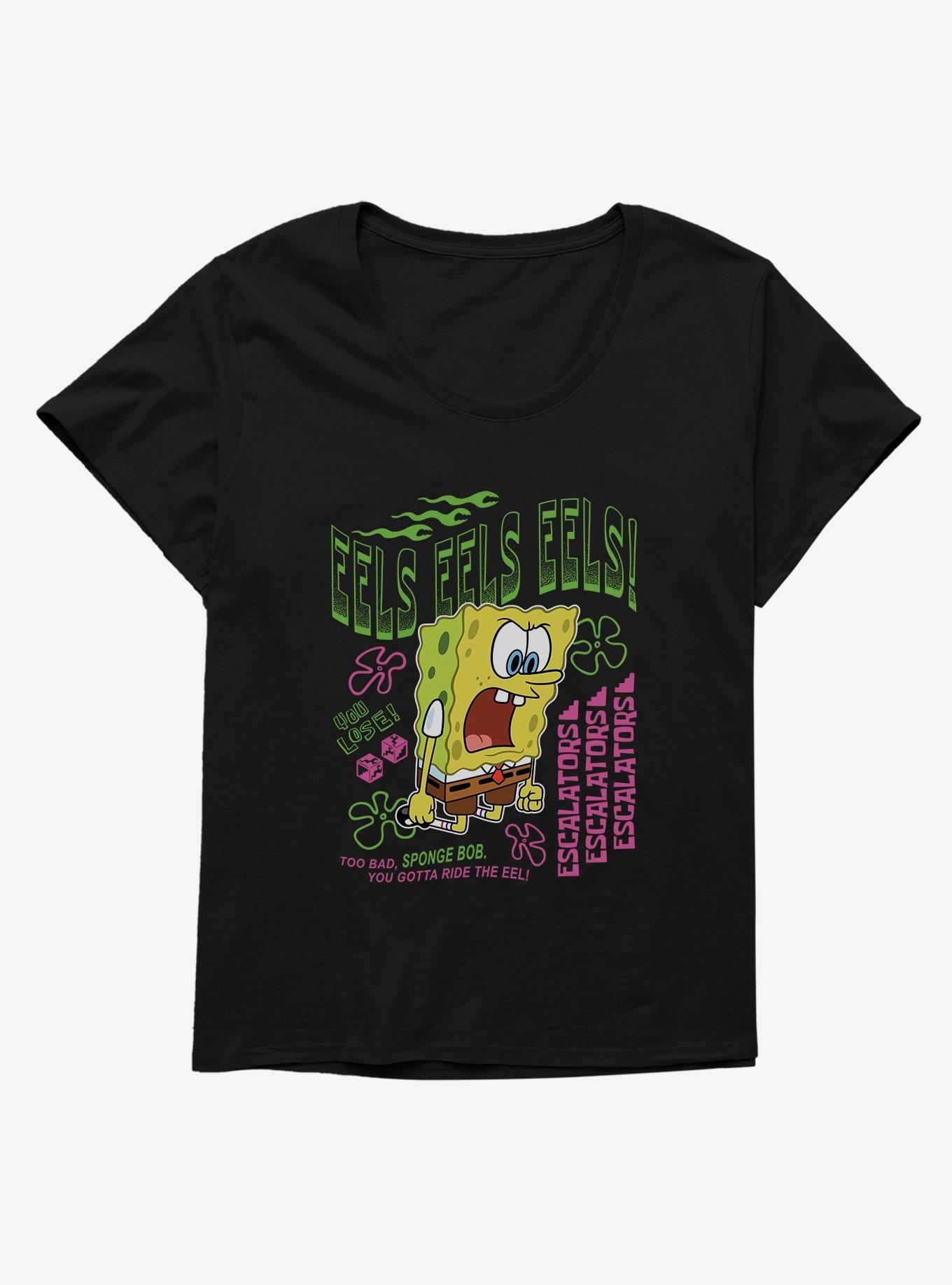 SpongeBob SquarePants Eels Eels Eels Girls T-Shirt Plus Size, , hi-res