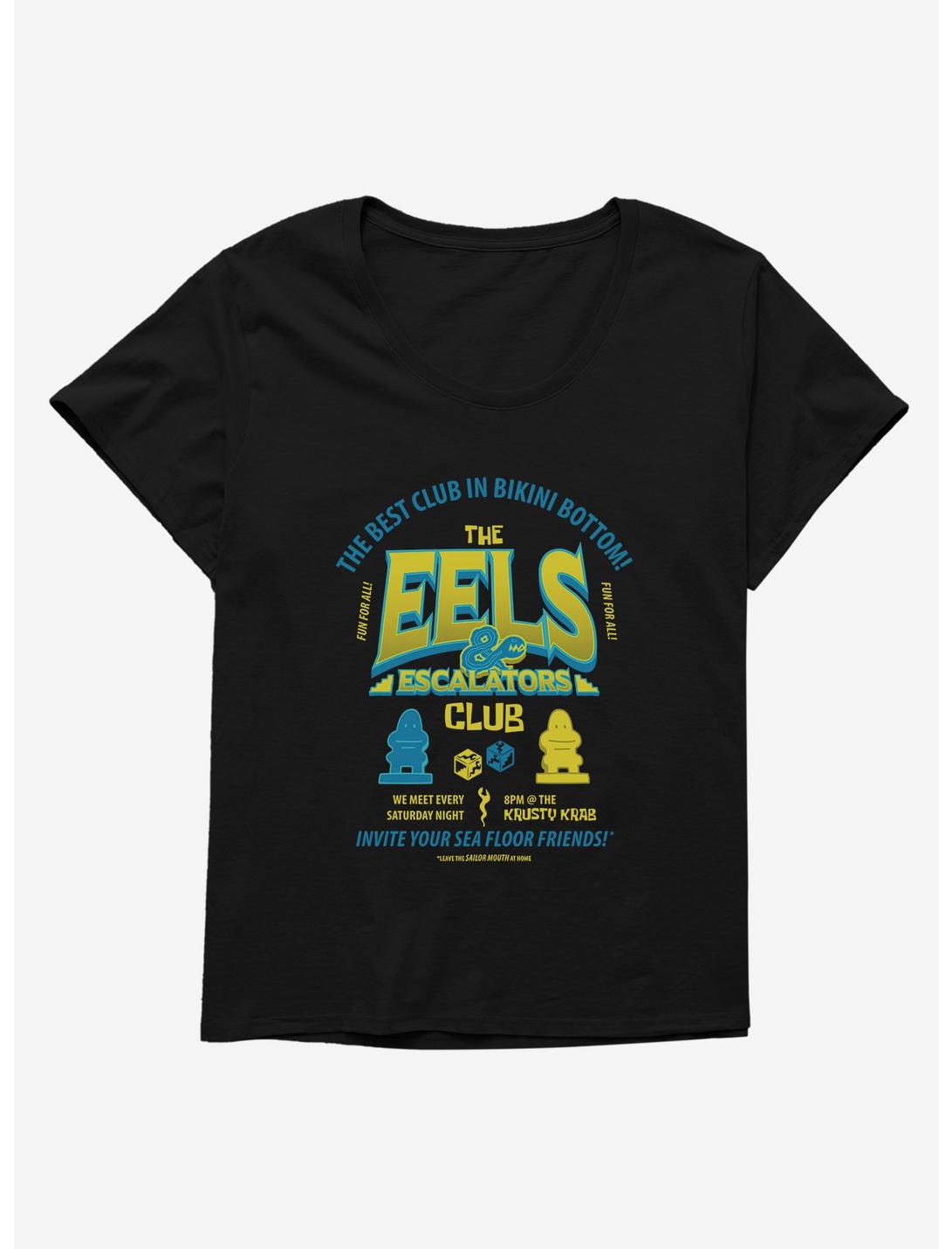 SpongeBob SquarePants The Eels & Escalators Club Girls T-Shirt Plus Size, , hi-res