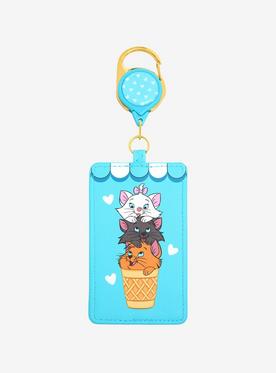 Loungefly Disney The Aristocats Kitten Stack Ice Cream Retractable Lanyard - BoxLunch Exclusive